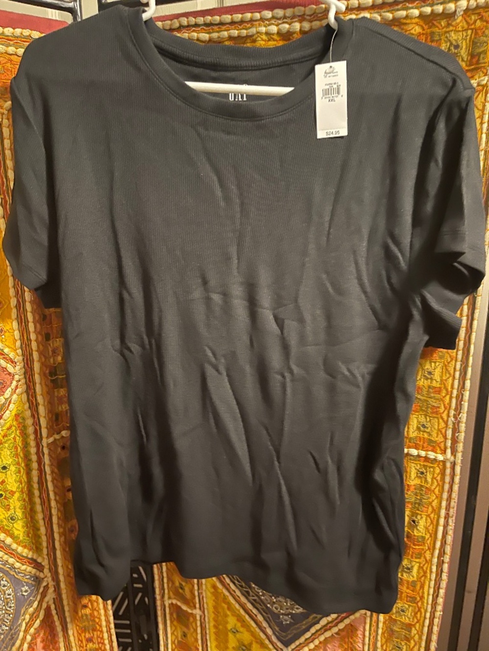 Gap Short Sleeve Crew Neck T-shirt Black XXL NWT